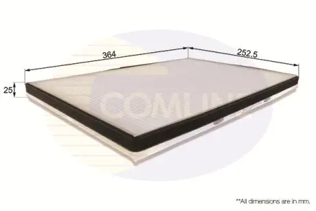 Фільтр повітря (салону) COMLINE EKF246