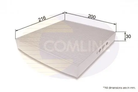 Фильтр воздуха (салона) COMLINE EKF264
