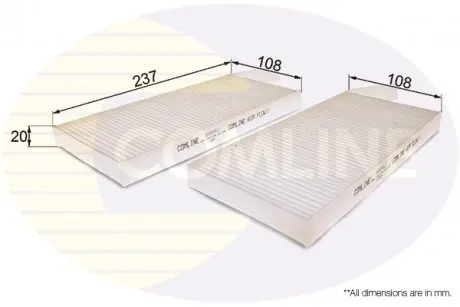 Фильтр воздуха (салона) COMLINE EKF2702