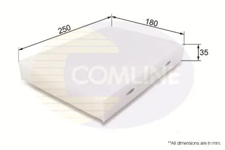 Фильтр воздуха (салона) COMLINE EKF386