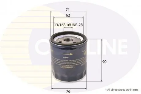Фильтр масла COMLINE EOF003