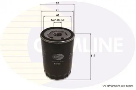 Фильтр масла COMLINE EOF004