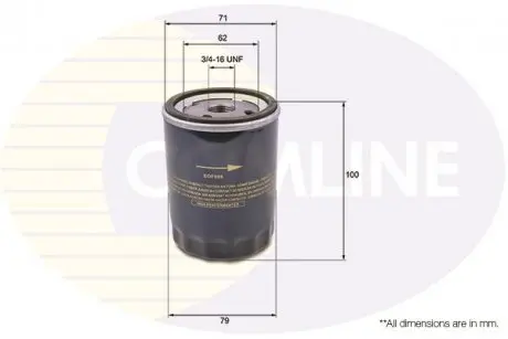 Фильтр масла COMLINE EOF006