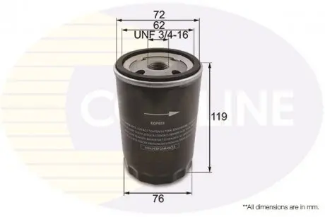 Фильтр масла COMLINE EOF053
