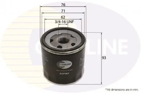 Фильтр масла COMLINE EOF061