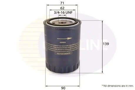 Фильтр масла COMLINE EOF078
