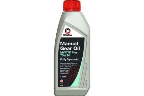 Трансмісійна олія Manual Gear Oil MVMTF Plus GL-4 75W-90 синтетична 1 л COMMA MVMTFP1L