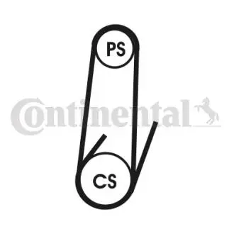 Поликлиновой ременный комплект Contitech 4PK1022ELASTT1