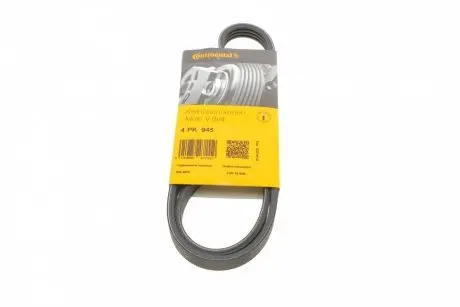 Ремень генератора Citroen Jumper/Peugeot Boxer 2.5TD 94-02/Hyundai Santa Fe/Sonata 2.0-2.4 16V 01-06 CONTINENTAL Contitech 4PK945