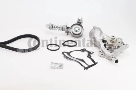 Комплект (ремень+ролики+насос) Contitech 5PK1207WP2