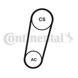 Поликлиновой ременный комплект Contitech 5PK705ELASTT1