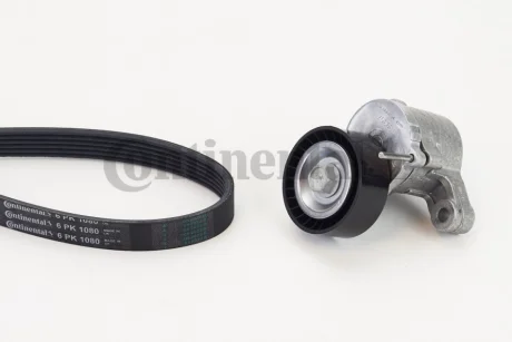 Комплект ременя генератора Skoda Fabia/VW Polo 1.4 TDI 14- (6PK1078) Contitech 6PK1080K4