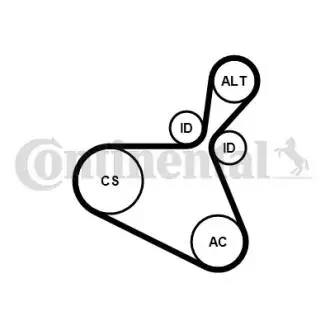 Автозапчасть Contitech 6PK1179EXTRAK1
