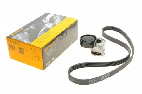 Комплект ремня генератора Renault Clio/Kangoo/Megane/Scenic 1.5dCi 01- (6PK1200) CONTINENTAL Contitech 6PK1200K1