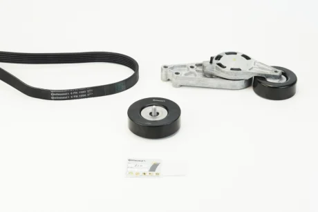 Фото 1 - комплект поликлинових ременів (з роликами) AUDI A4 B5, A4 B6, A4 B7, A6 C5 1.6/1.8/2.0 07.00-03.09 Contitech 6PK1590K1 Комплект поликлинових ременів (з роликами) AUDI A4 B5, A4 B6, A4 B7, A6 C5 1.6/1.8/2.0 07.00-03.09 Contitech 6PK1590K1 (фото 1)