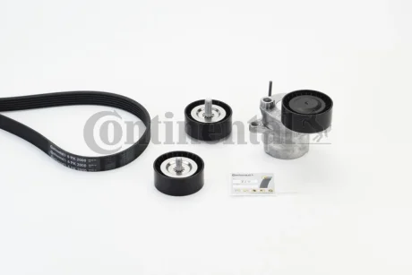 Комплект поликлинових ременів (з роликами) MERCEDES C (C204), C (W204), C T-MODEL (S204), CLS (C218), CLS SHOOTING BRAKE (X218), E (A207), E (C207), E (W212), E T-MODEL (S212) 2.2D 08.08- Contitech 6PK2000K1