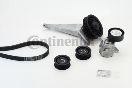 Комплект поликлинових ременів (з роликами) MERCEDES SPRINTER 3,5-T (B906), SPRINTER 3-T (B906), SPRINTER 4,6-T (B906), SPRINTER 5-T (B906) 2.1D 06.06-12.16 Contitech 6PK2260K3