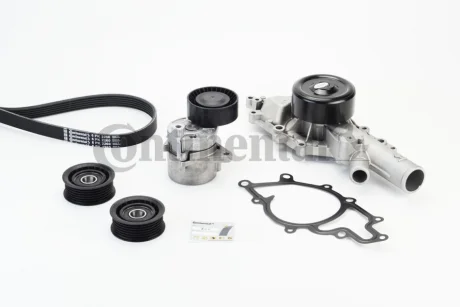 Фото 1 - комплект поліклинового ременя (ролики та насос охолоджуючої рідини) MERCEDES C (CL203), C T-MODEL (S203), C T-MODEL (S204), C (W203), C (W204), CLC (CL203), CLK (C209) 2.1D/2.2D/2.7D 03.02-06.11 Contitech 6PK2260WP3 Комплект поліклинового ременя (ролики та насос охолоджуючої рідини) MERCEDES C (CL203), C T-MODEL (S203), C T-MODEL (S204), C (W203), C (W204), CLC (CL203), CLK (C209) 2.1D/2.2D/2.7D 03.02-06.11 Contitech 6PK2260WP3 (фото 1)