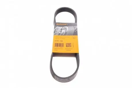 Ремень генератора Citroen Berlingo/Fiat Ducato/Peugeot Boxer/Expert 1.9 D/TD 96-03 CONTINENTAL Contitech 6PK730