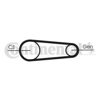 Полікліновий ремінний комплект Contitech 6PK831ELASTT1