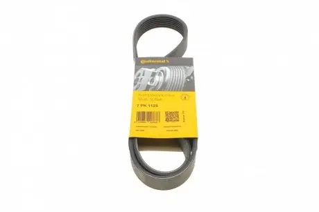 Ремінь генератора Renault Megane/Scenic 1.9dCi/2.0 03-/Nissan Juke 1.6 10- CONTINENTAL Contitech 7PK1125