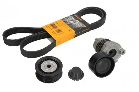 Комплект ремня генератора Nissan Qashqai/Renault Clio/Kangoo/Dacia Dokker/Duster/Logan 12- CONTINENTAL Contitech 7PK1570K1
