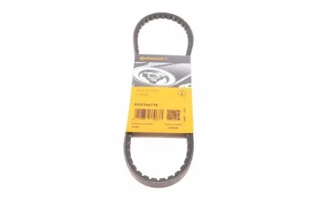 Ремінь генератора Fiat Ducato/Citroen Jumper 1.9D/2.0 94-01 CONTINENTAL Contitech AVX10X715