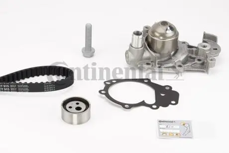Комплект ГРМ, пас+ролик+помпа Contitech CT 915 WP2