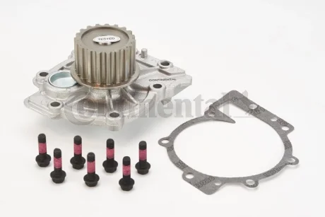 Насос охолоджуючої рідини, з ущільненням VOLVO C30, C70 II, S40 II, S60 I, S60 II, S80 I, S80 II, V40, V50, V60 I, V60 I/KOMBI, V70 II, V70 III, V70 III/KOMBI, XC60 I 2.0D-3.0 01.01-05.18 Contitech WP6077 (фото 1)