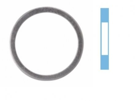 Уплотняющее кольцо, резьбовая пр. CORTECO 005501H (фото 1)