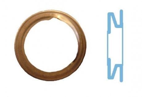 Уплотняющее кольцо, резьбовая пр. CORTECO 005593S (фото 1)