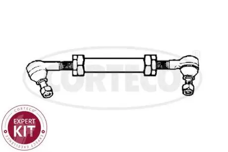 Рульова тяга поперечна Лів VW GARBUS 1.2/1.3/1.5 01.60-12.85 CORTECO 49396267