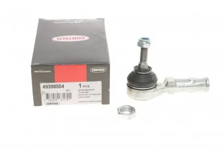 Наконечник рулевой тяги (L) Renault Kangoo 97- (L=90mm) CORTECO 49398554