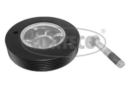 Шків колінчастого валу (кількість ребер: 5) CITROEN EVASION, XANTIA, XSARA, ZX, PEUGEOT 306, 405 II, 406, 806, EXPERT 1.8/2.0 07.92-10.04 CORTECO 49418958