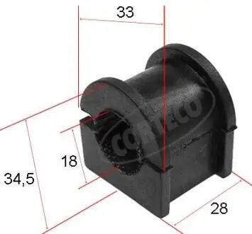 Опора, стабилизатора CORTECO 80000450
