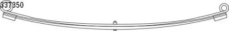 Рессора листовая MB Sprinter BM 901-905/VW LT28-46 (95-06) CS Germany 1033735000