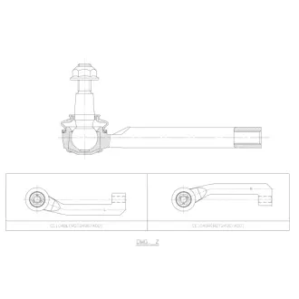 Наконечник тяги рульової L Ford Explorer 20- CTR CE1048L