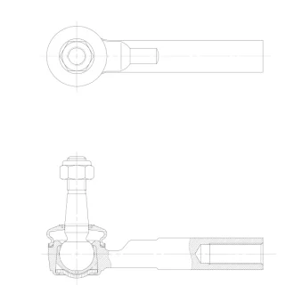 Рульовий наконечник Лів/Прав CADILLAC ESCALADE CHEVROLET SILVERADO 1500, TAHOE, TAHOE LTZ GMC SIERRA, YUKON 4.3-6.2LPG 09.06- CTR CE1050