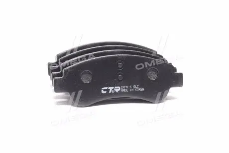 Колодки тормозов CITROEN C3, C4, DS3 PEUGEOT 206, 207 передн. (выр-во) CTR CKPU-6 (фото 1)