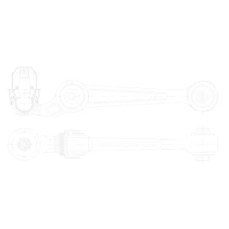 Важіль передній Mazda 6 02-07 Ford Fusion 02-12 CTR CQ0667