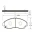 Колодки тормозов Acura MDX 07-11 Honda Pilot 09-11 передн. OLD CKHO-26 (выр-во) CTR GK0343 (фото 1)