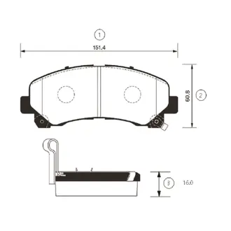 Колодки гальм OLD CKIS-3 CTR GK0405