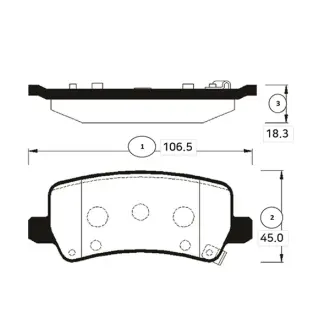 Колодки тормозов Hyundai Grandeur HG 3.0 R 12- задн. OLD CKKH-48 (выр-во) CTR GK0502