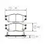 Колодки тормозов KIA Rio SF R 13&quot; OLD CKKK-23 (выр-во) CTR GK0529 (фото 1)