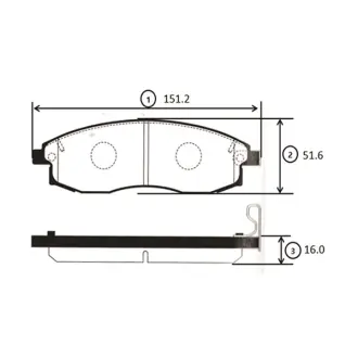 Колодки гальм Nissan Maxima передн. OLD CKM-15 CTR GK0583