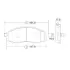 Колодки гальм NISSAN NAVARA CTR GK0726 (фото 1)