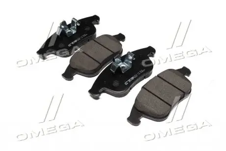 Колодки тормозов Renault Laguna 07-15 Latitude 10- Megane 08- SAMSUNG SM7 12-передн. (выр-во) CTR GK0987