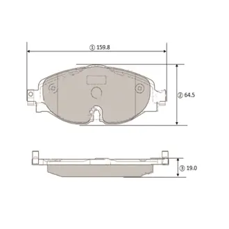 Колодки тормозов Audi Seat Skoda VW 12-передн. OLD CKVW-94 (выр-во) CTR GK1434