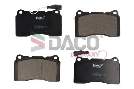 Колодки гальмівні (передні) Alfa Romeo 159/166/Spider 98-11 (Brembo) DACO Germany 320107