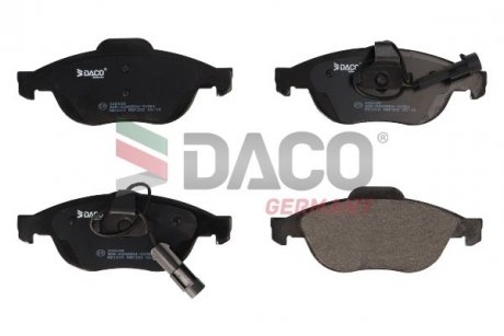 Тормозные колодки (передние) Alfa Romeo 145/146/156/GT/GTV/Spider/Fiat Bravo 95-05 DACO Germany 320108